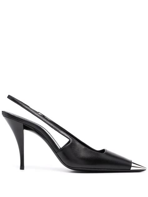 slingback pumps ysl|ysl blade slingback pumps.